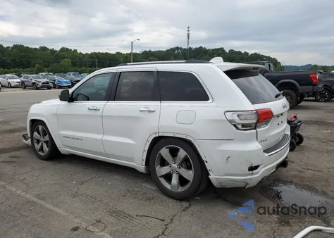 2015 Jeep Grand Cherokee Overland z USA, uszkodzony, nr VIN 1C4RJFCG4FC151320
